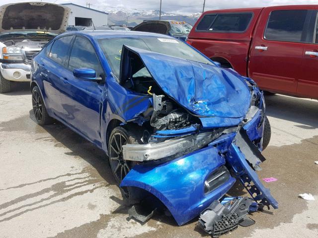 1C3CDFBH8DD209903 - 2013 DODGE DART SXT BLUE photo 1