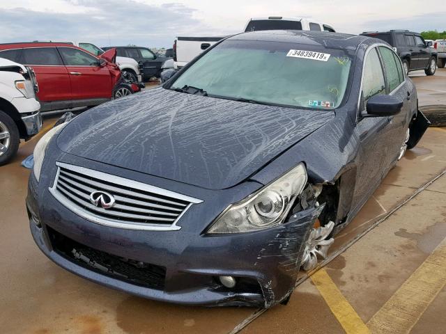 JN1CV6ARXAM461928 - 2010 INFINITI G37 GRAY photo 2