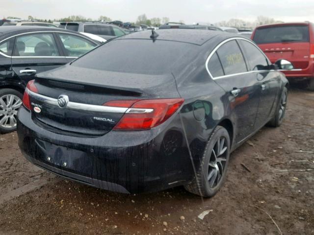 2G4GM5ER7E9170436 - 2014 BUICK REGAL PREM BLACK photo 4