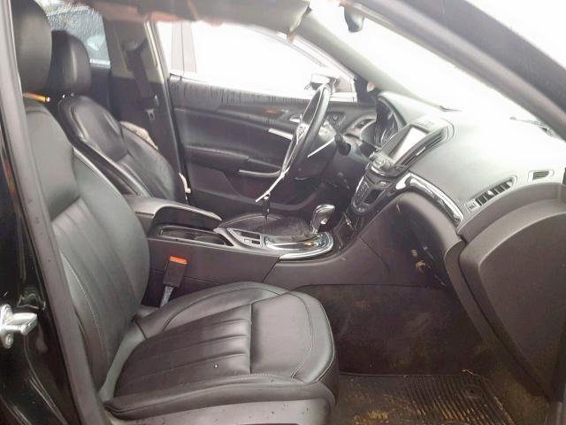 2G4GM5ER7E9170436 - 2014 BUICK REGAL PREM BLACK photo 5