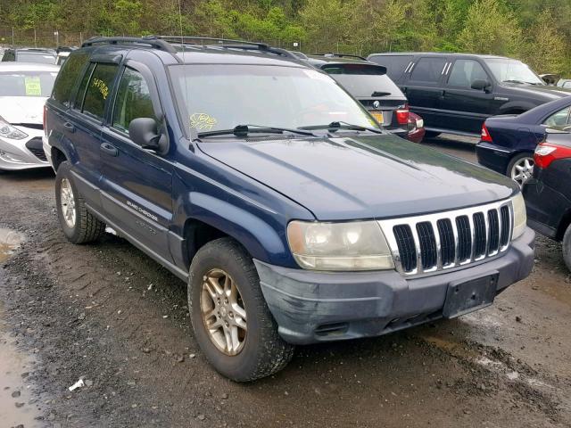 1J4GW48S33C538196 - 2003 JEEP GRAND CHER BLUE photo 1