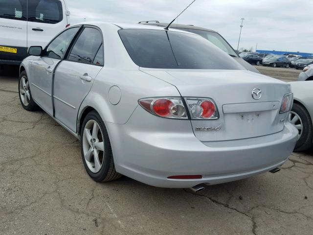 1YVHP80D975M19360 - 2007 MAZDA 6 S SILVER photo 3