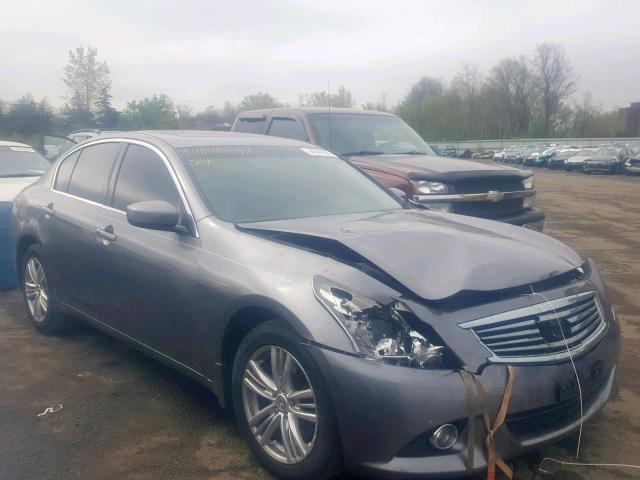 JN1CV6AR3AM457641 - 2010 INFINITI G37 GRAY photo 1