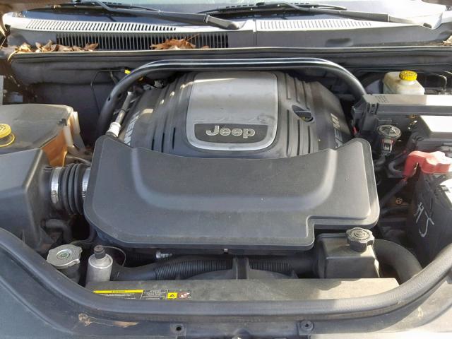 1J4HR58215C504732 - 2005 JEEP GRAND CHER GRAY photo 7