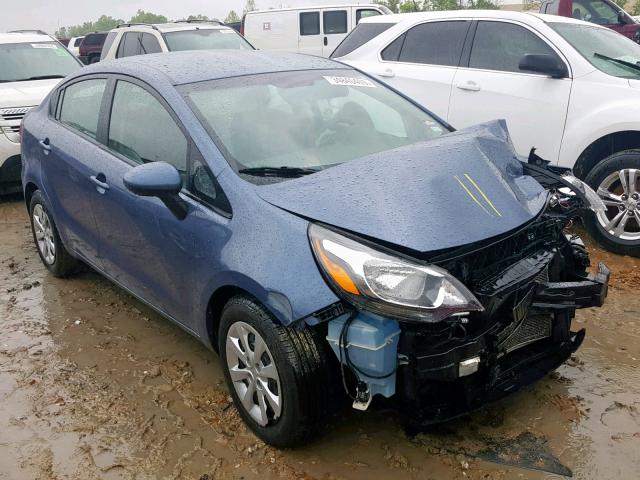 KNADM4A37G6535997 - 2016 KIA RIO LX BLUE photo 1