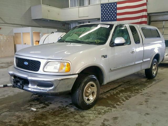 1FTEX18L8VKB56627 - 1997 FORD F150 SILVER photo 2