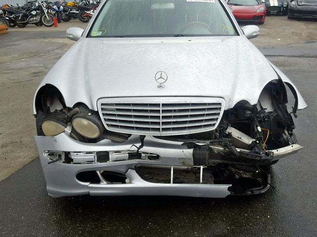 WDBUF56J16A845177 - 2006 MERCEDES-BENZ E 350 SILVER photo 9