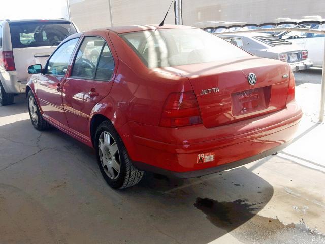 3VWSG69M81M081905 - 2001 VOLKSWAGEN JETTA GLS RED photo 3