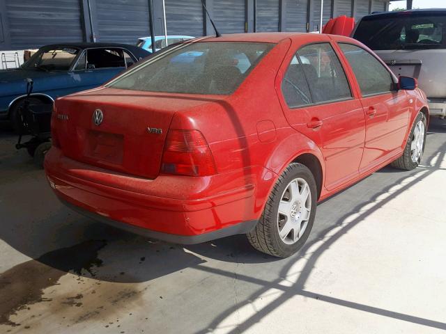 3VWSG69M81M081905 - 2001 VOLKSWAGEN JETTA GLS RED photo 4