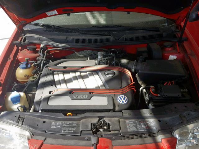 3VWSG69M81M081905 - 2001 VOLKSWAGEN JETTA GLS RED photo 7