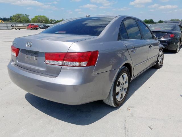 5NPET46C28H356356 - 2008 HYUNDAI SONATA GLS  photo 4