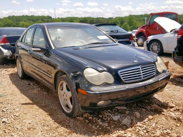 WDBRF64J91F104625 - 2001 MERCEDES-BENZ C 320 BLACK photo 1