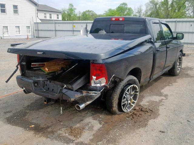 1D7RV1GT5AS175158 - 2010 DODGE RAM 1500 BLACK photo 4