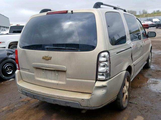 1GNDV33137D190928 - 2007 CHEVROLET UPLANDER L 金色 照片 4