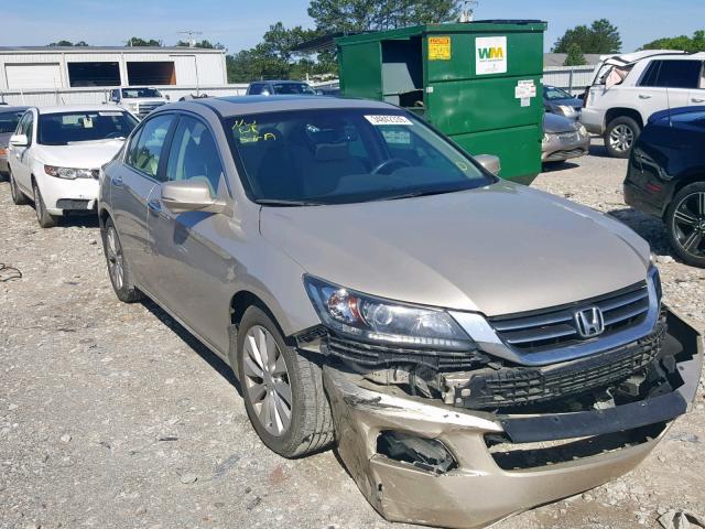 1HGCR2F89DA274293 - 2013 HONDA ACCORD EXL GOLD photo 1