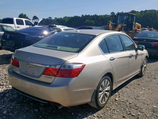 1HGCR2F89DA274293 - 2013 HONDA ACCORD EXL GOLD photo 4