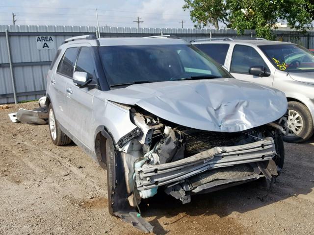 1FM5K7F88DGC19545 - 2013 FORD EXPLORER L SILVER photo 1