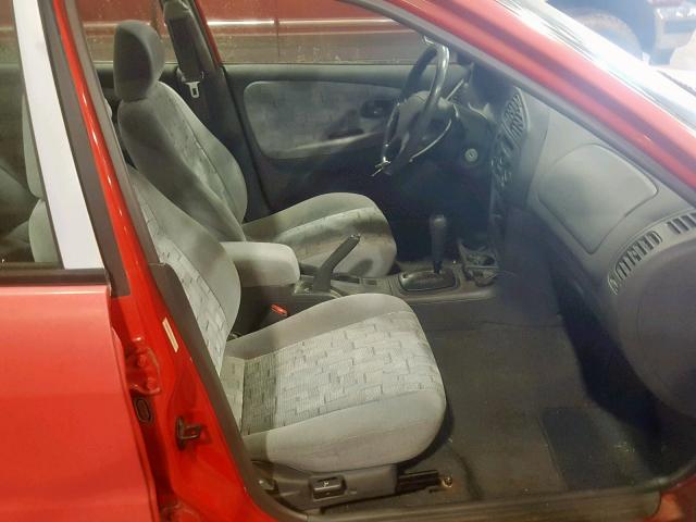 JA3AY26A0VU022362 - 1997 MITSUBISHI MIRAGE DE RED photo 5