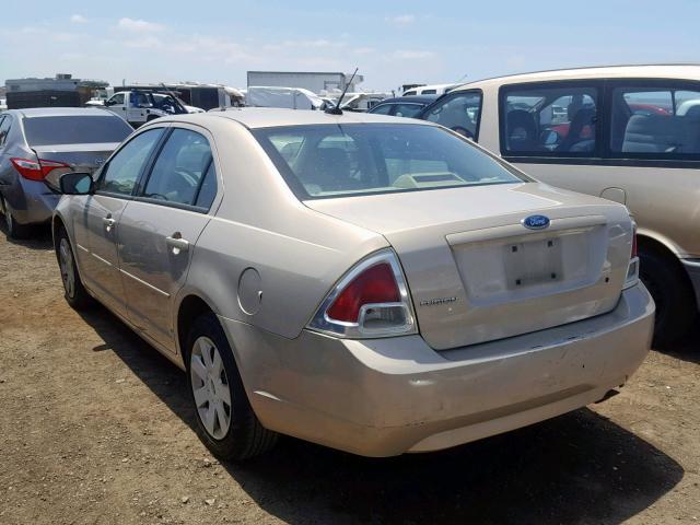 3FAHP06Z38R255568 - 2008 FORD FUSION S GOLD photo 3