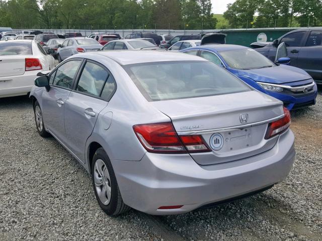 2HGFB2F5XEH514736 - 2014 HONDA CIVIC LX SILVER photo 3