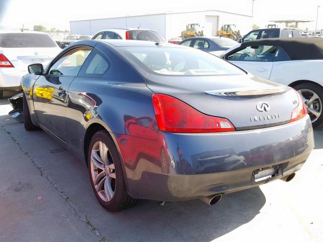 JNKCV64E98M129462 - 2008 INFINITI G37 BASE GRAY photo 3