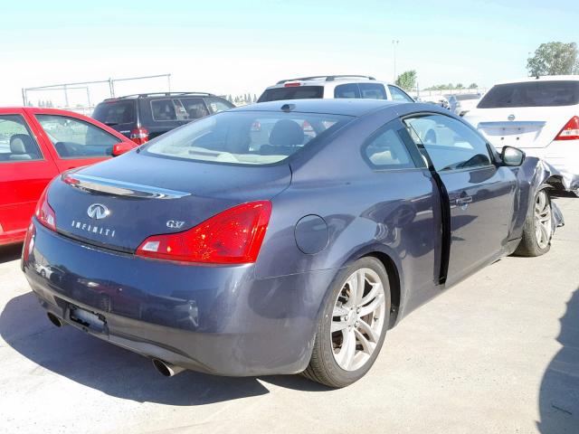 JNKCV64E98M129462 - 2008 INFINITI G37 BASE GRAY photo 4