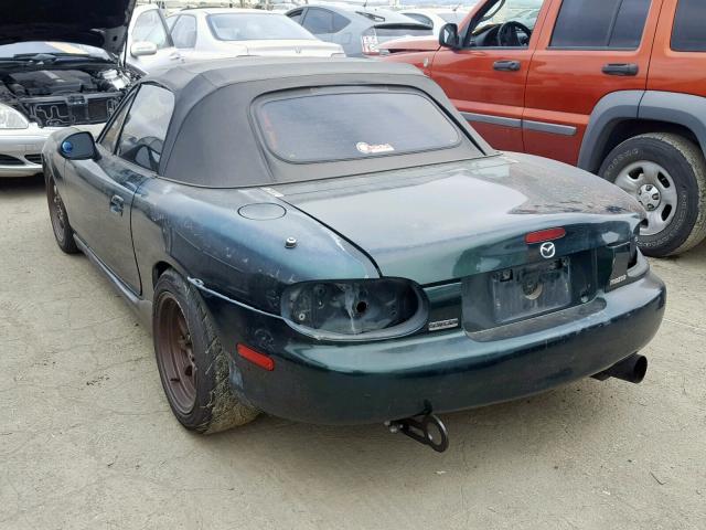 JM1NB3536Y0156334 - 2000 MAZDA MX-5 MIATA GREEN photo 3