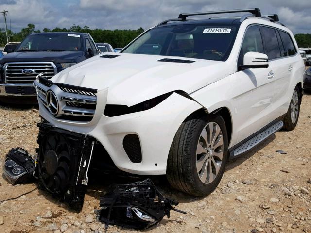 4JGDF6EE9HA791914 - 2017 MERCEDES-BENZ GLS 450 4M WHITE photo 2