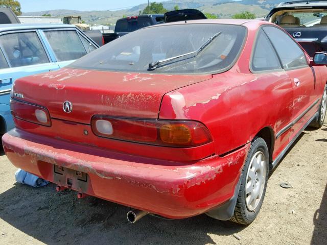 JH4DC4358RS017491 - 1994 ACURA INTEGRA LS RED photo 4