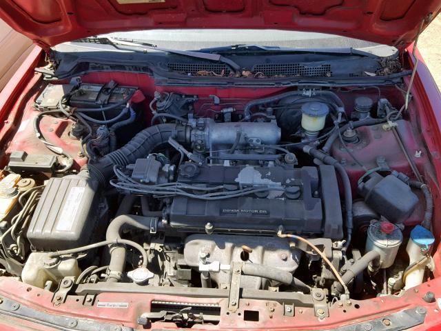 JH4DC4358RS017491 - 1994 ACURA INTEGRA LS RED photo 7