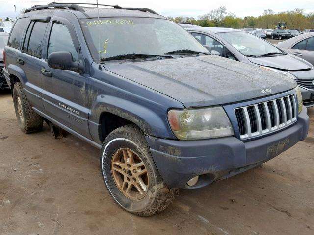 1J4GW48S44C188661 - 2004 JEEP GRAND CHER BLUE photo 1