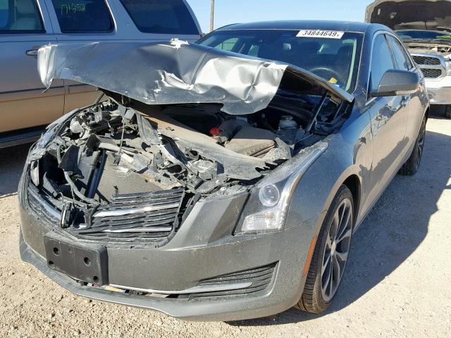 1G6AH5SX9G0107663 - 2016 CADILLAC ATS LUXURY GRAY photo 2