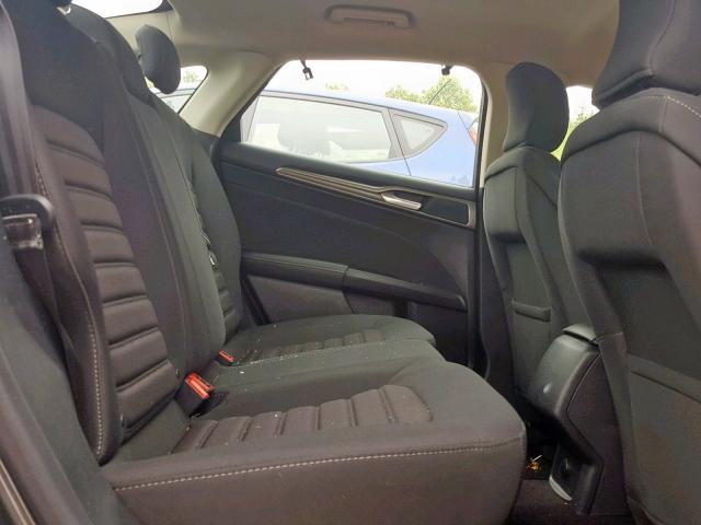 3FA6P0G79HR321366 - 2017 FORD FUSION S GRAY photo 6