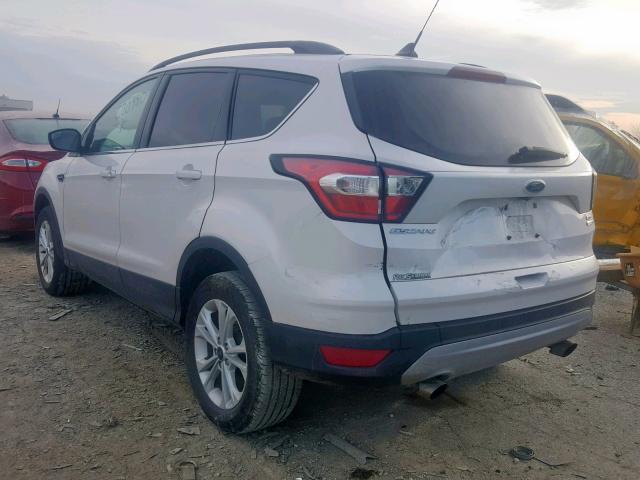 1FMCU9HD9JUC30980 - 2018 FORD ESCAPE SEL WHITE photo 3