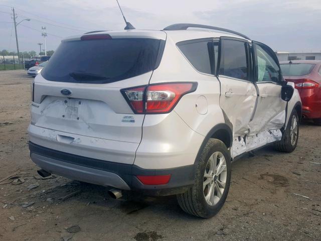 1FMCU9HD9JUC30980 - 2018 FORD ESCAPE SEL WHITE photo 4