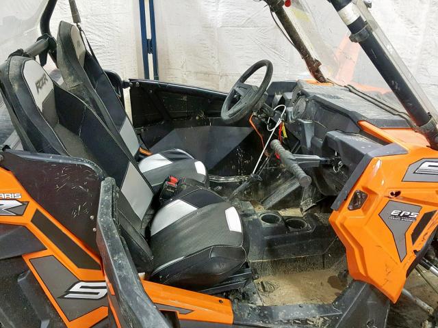 4XAVBE870GB670491 - 2016 POLARIS RZR S 900 ORANGE photo 5