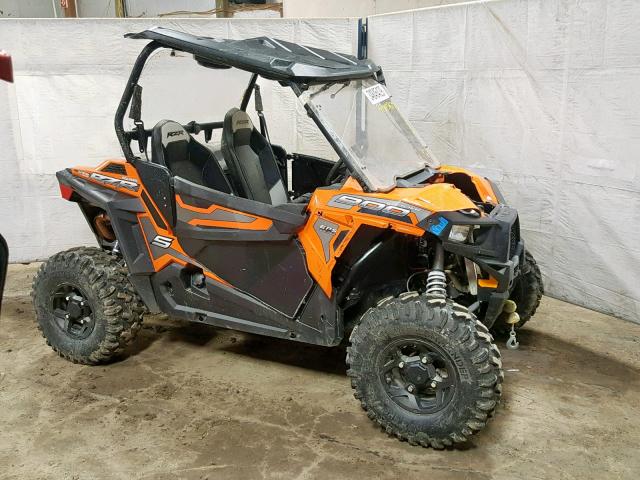 4XAVBE870GB670491 - 2016 POLARIS RZR S 900 ORANGE photo 9