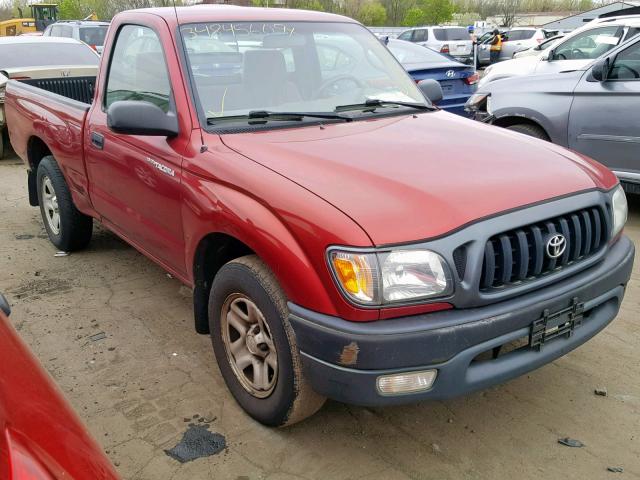 5TENL42N34Z354906 - 2004 TOYOTA TACOMA RED photo 1