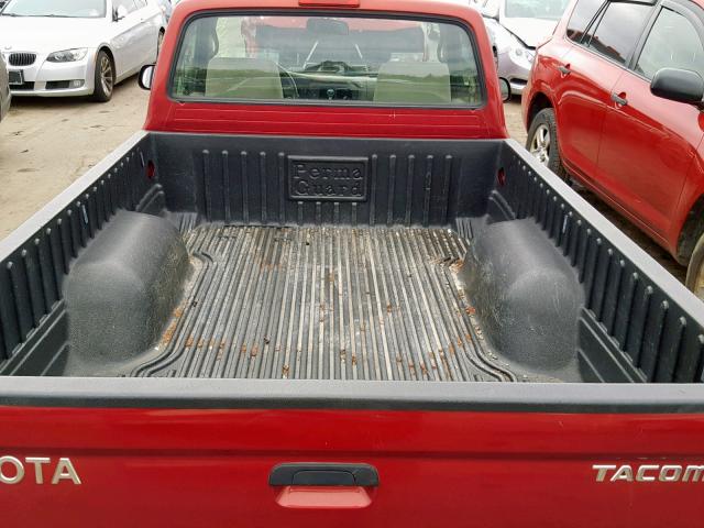 5TENL42N34Z354906 - 2004 TOYOTA TACOMA RED photo 6
