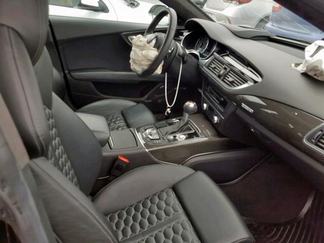 WUAW2CFC8EN903291 - 2014 AUDI RS7 BLACK photo 5