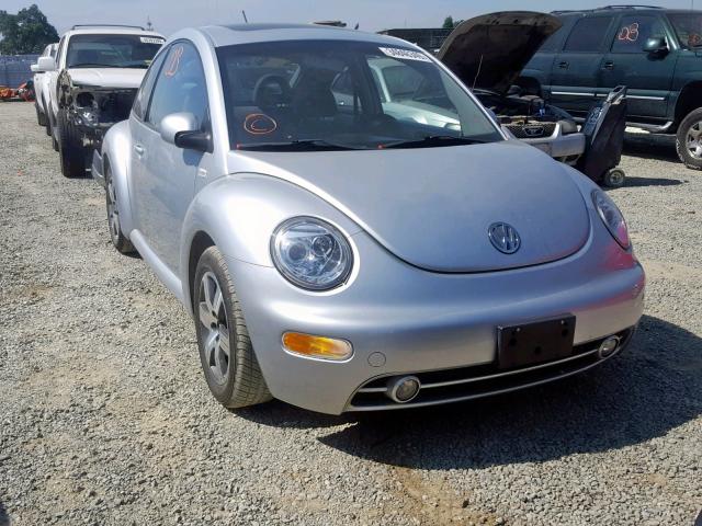 3VWCP21C42M420533 - 2002 VOLKSWAGEN NEW BEETLE Gümüş foto 1