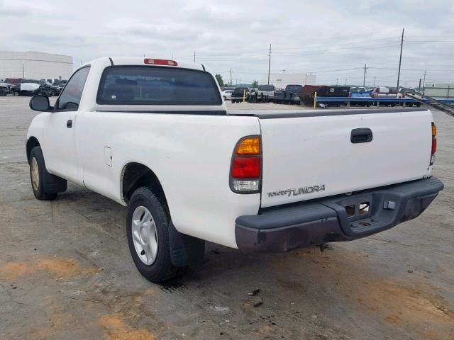 5TBJN32133S405745 - 2003 TOYOTA TUNDRA WHITE photo 3