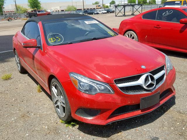 WDDKK6FF0FF309724 - 2015 MERCEDES-BENZ E 400 RED photo 1