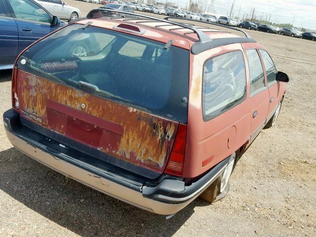 1FABP55U0JG269949 - 1988 FORD TAURUS L RED photo 4