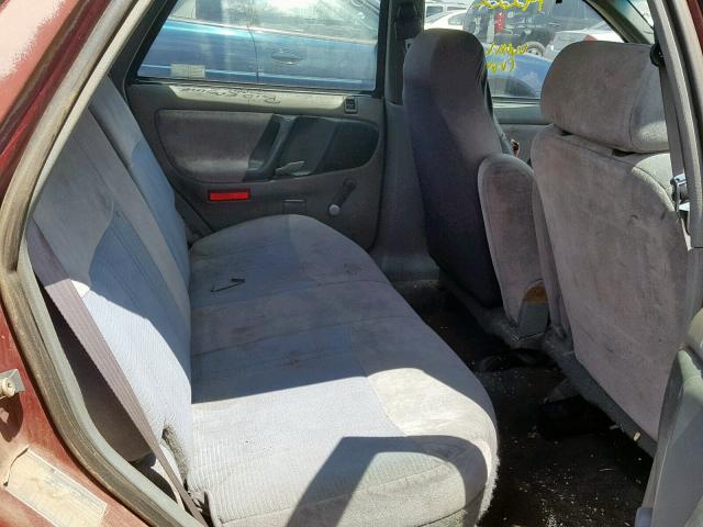 1FABP55U0JG269949 - 1988 FORD TAURUS L RED photo 6