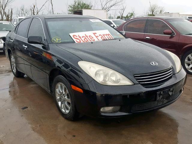 JTHBA30GX40023116 - 2004 LEXUS ES 330 BLACK photo 1