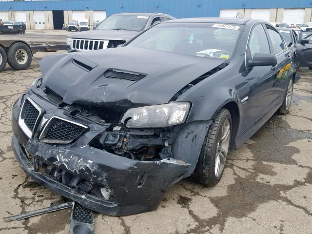 6G2ER57709L220656 - 2009 PONTIAC G8 BLACK photo 2