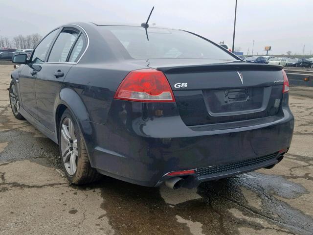 6G2ER57709L220656 - 2009 PONTIAC G8 BLACK photo 3