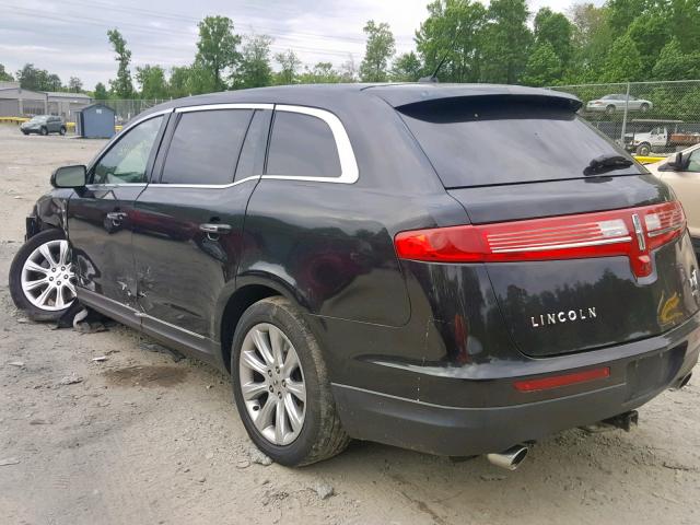 2LMHJ5AT2EBL53528 - 2014 LINCOLN MKT BLACK photo 3