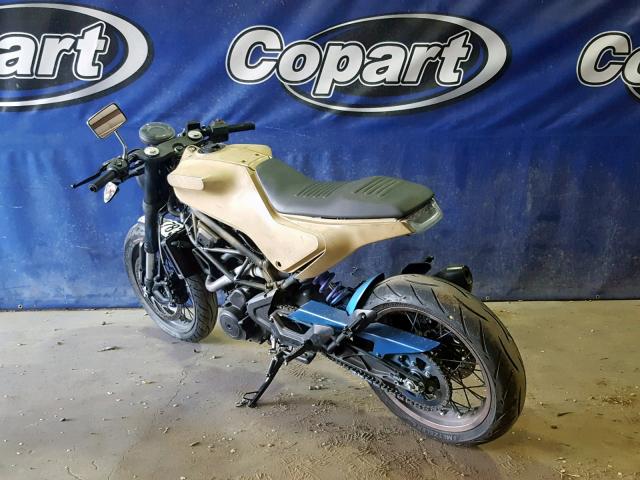 VBKUVJ403JM234693 - 2018 HUSQVARNA VITPILEN 4 TAN photo 3